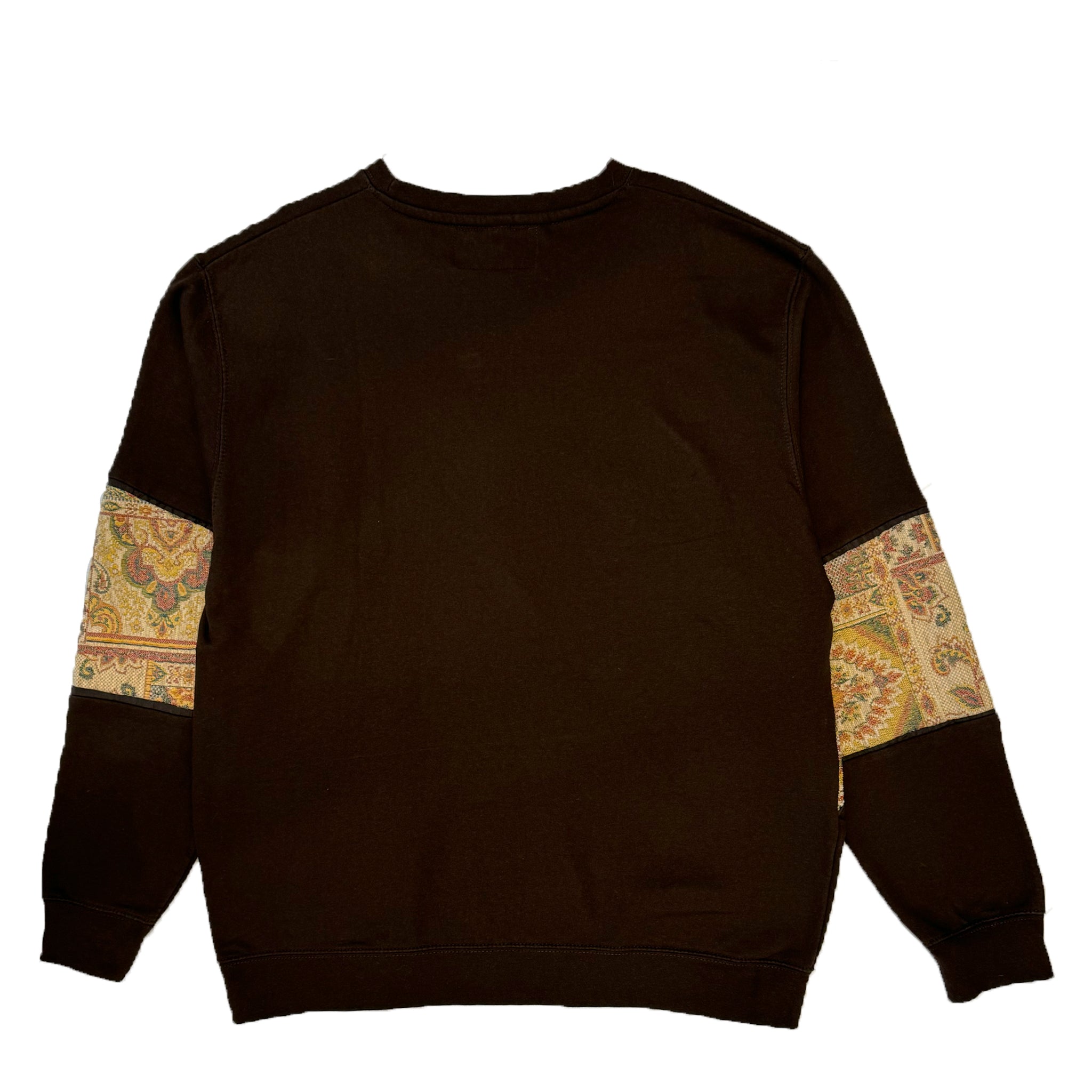 Brown Embroidery Sweatshirt