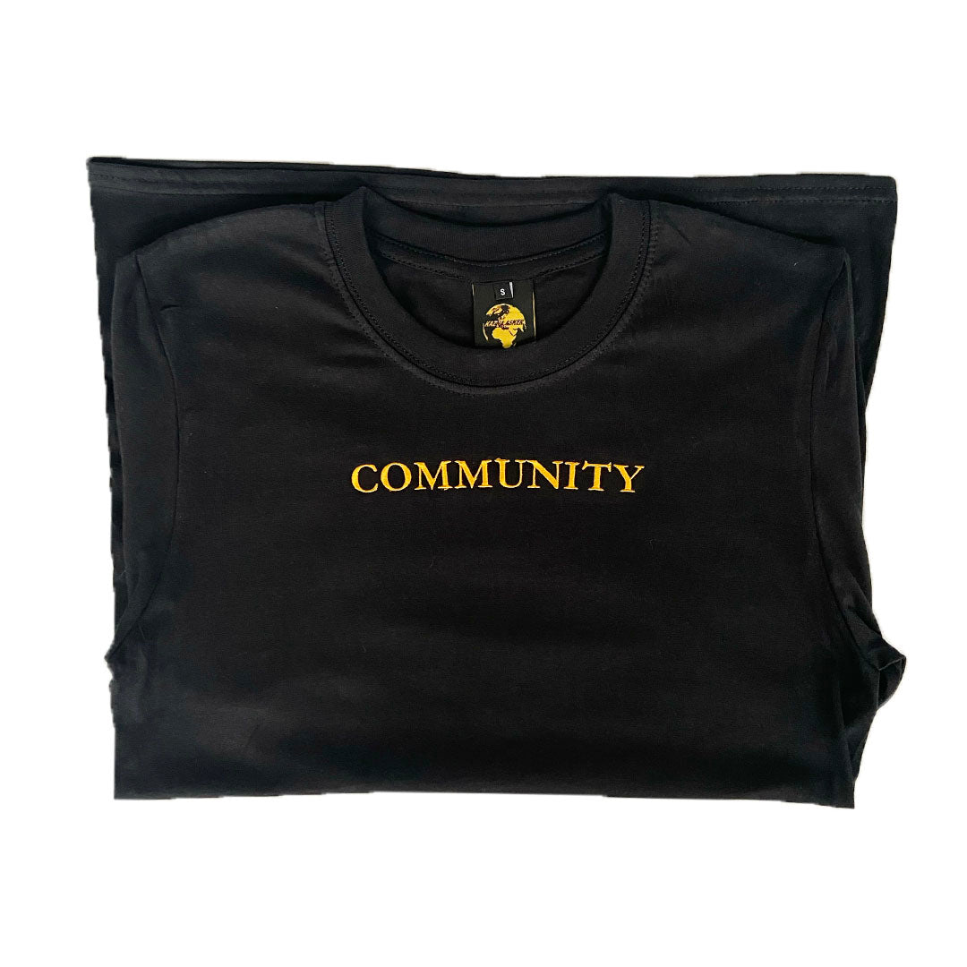 Community: Plain Embroidery T-Shirt