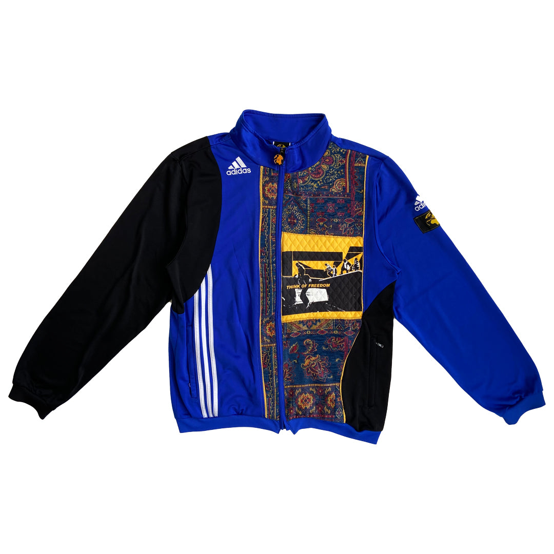Co-ord: Adidas Blue Tracksuit Jacket and Bag