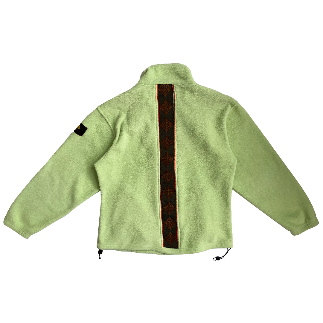 Co-ord: Lime Green Fleece and Bag