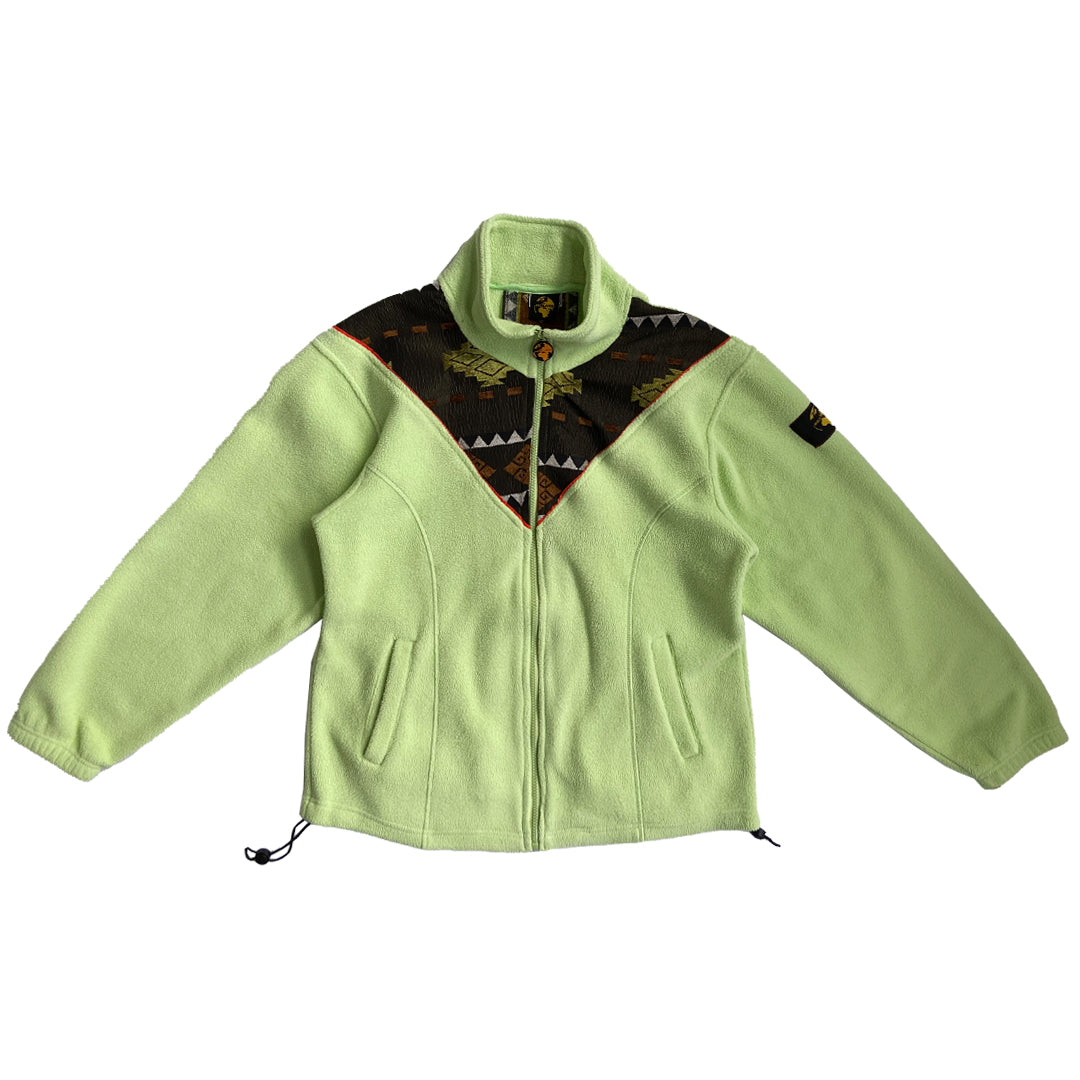 Co-ord: Lime Green Fleece and Bag