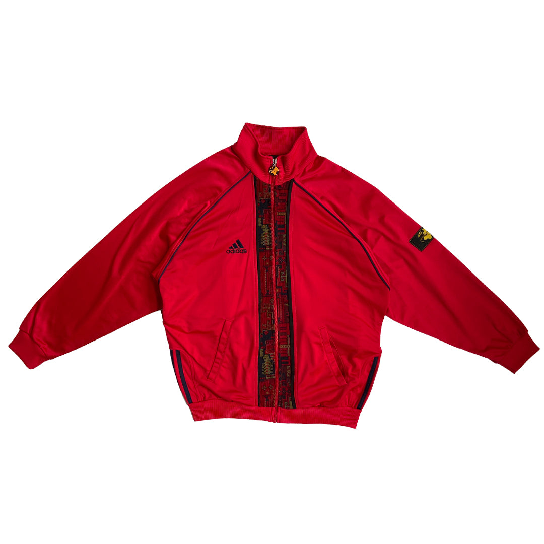 Co-ord: Adidas Red Tracksuit Jacket and Bag